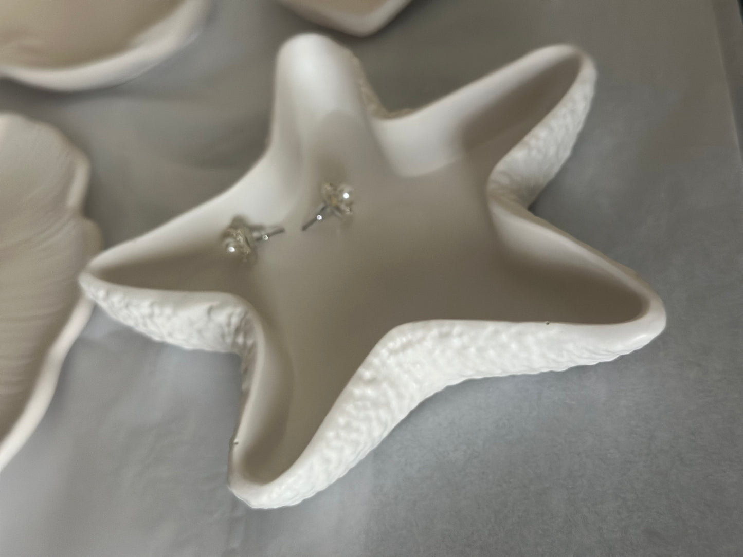 Jewelry tray, Starfish trinket dish, Handmade, Ring dish, Birthday Gift, Key tray, Home Decor, Handmade Gift favors, Bulk, Decorative tray