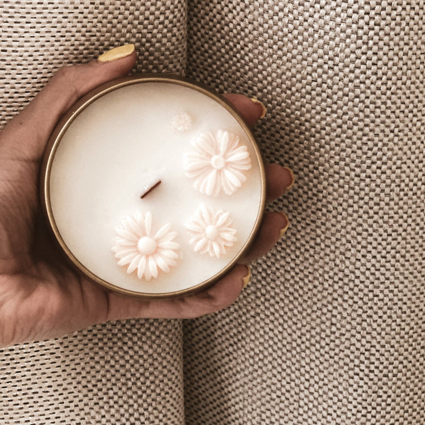 Wood Wick candles, 8oz Aroma Candle, Soy Candle, Crackling Candle, Birthday gift, Container Candles, Spa candle Hand-poured, Flower candle