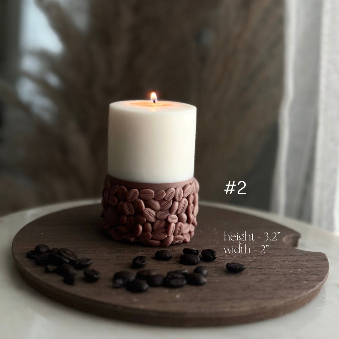 Pillar candle, Soy wax candle, Christmas gift, hand-poured, Home decor, Christmas Decor, Custom color candle, Cylinder candle, Pillars