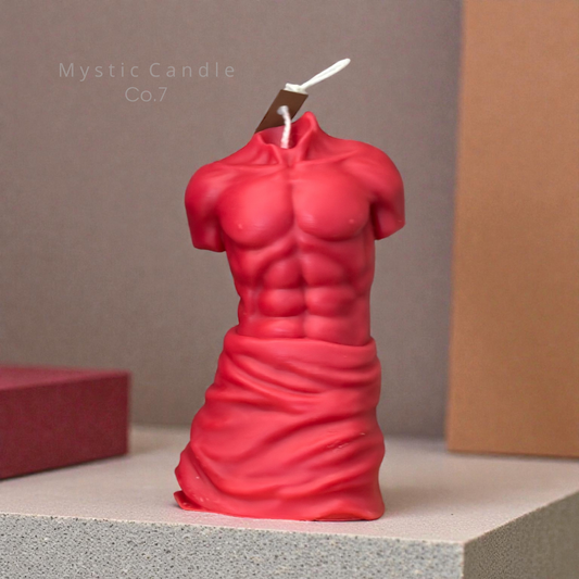 Men torso candle, Soy wax candle, Hand-poured candle, Handmade Gift, Female body, Decorative candle, Birthday Gift, Aroma candle, Trending