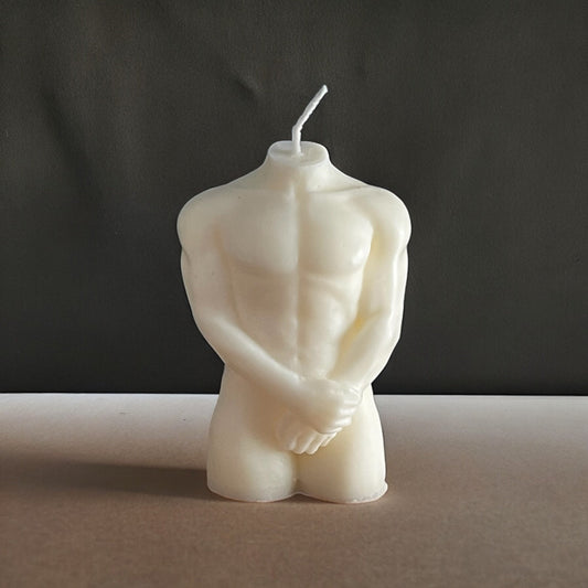 Male Torso candle, Soy wax candle, Male body candle, Birthday gift, Home decor, Handmade candle, custom colors and scents candle