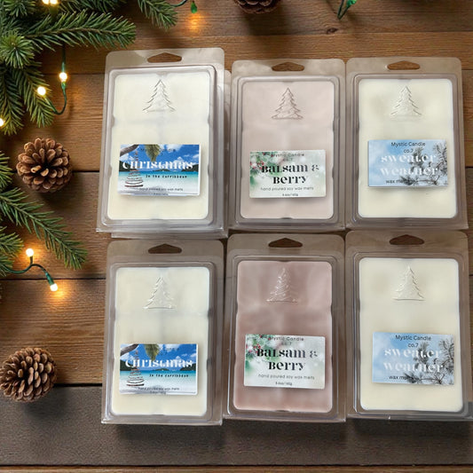 Wax melts, hand-poured wax melts, Christmas gift, aroma candles, aromatherapy, Christmas  wax tarts, soy wax melts, Gift shop, Winter scents
