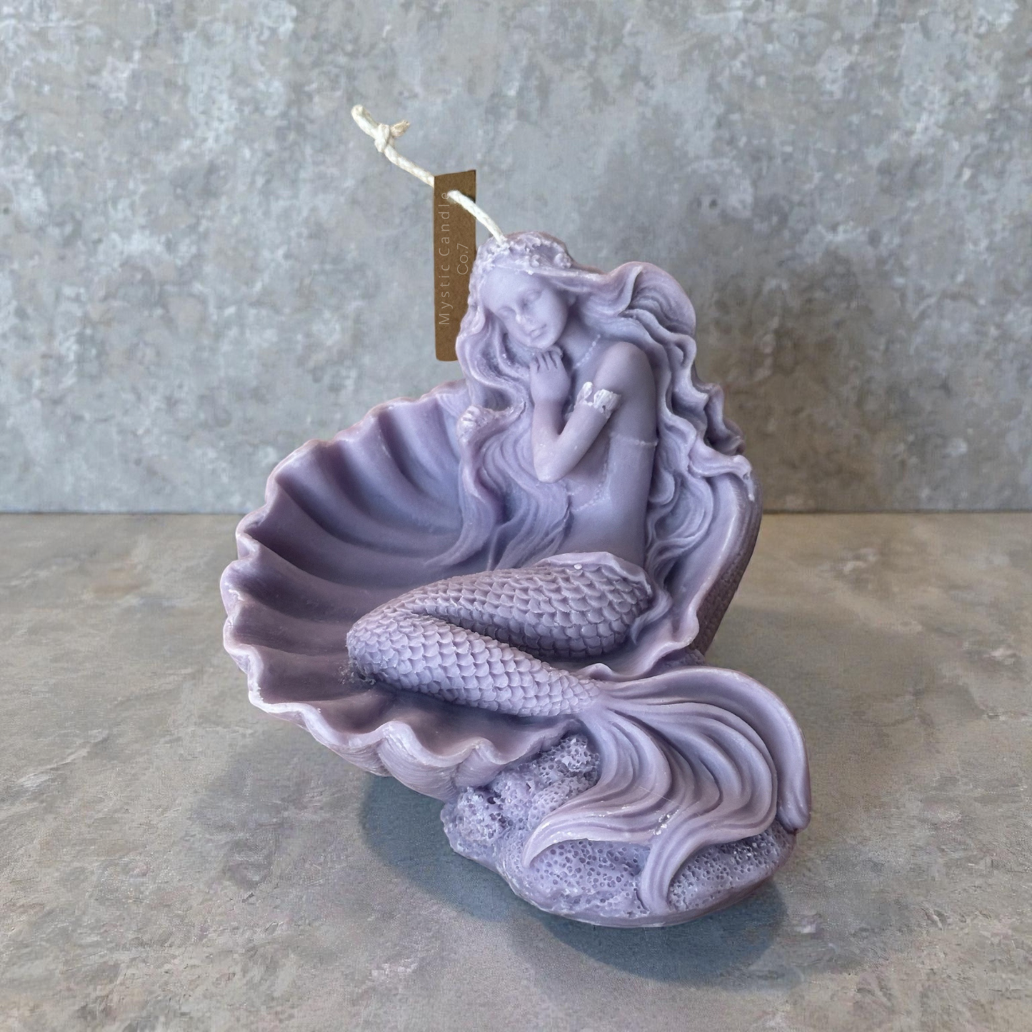 Mermaid Candle, Soy candle, Beach Vibe Candle, Aroma Candle, Birthday Gift, Custom Color, Gift Favors, Sculpture candle, Handmade Gift