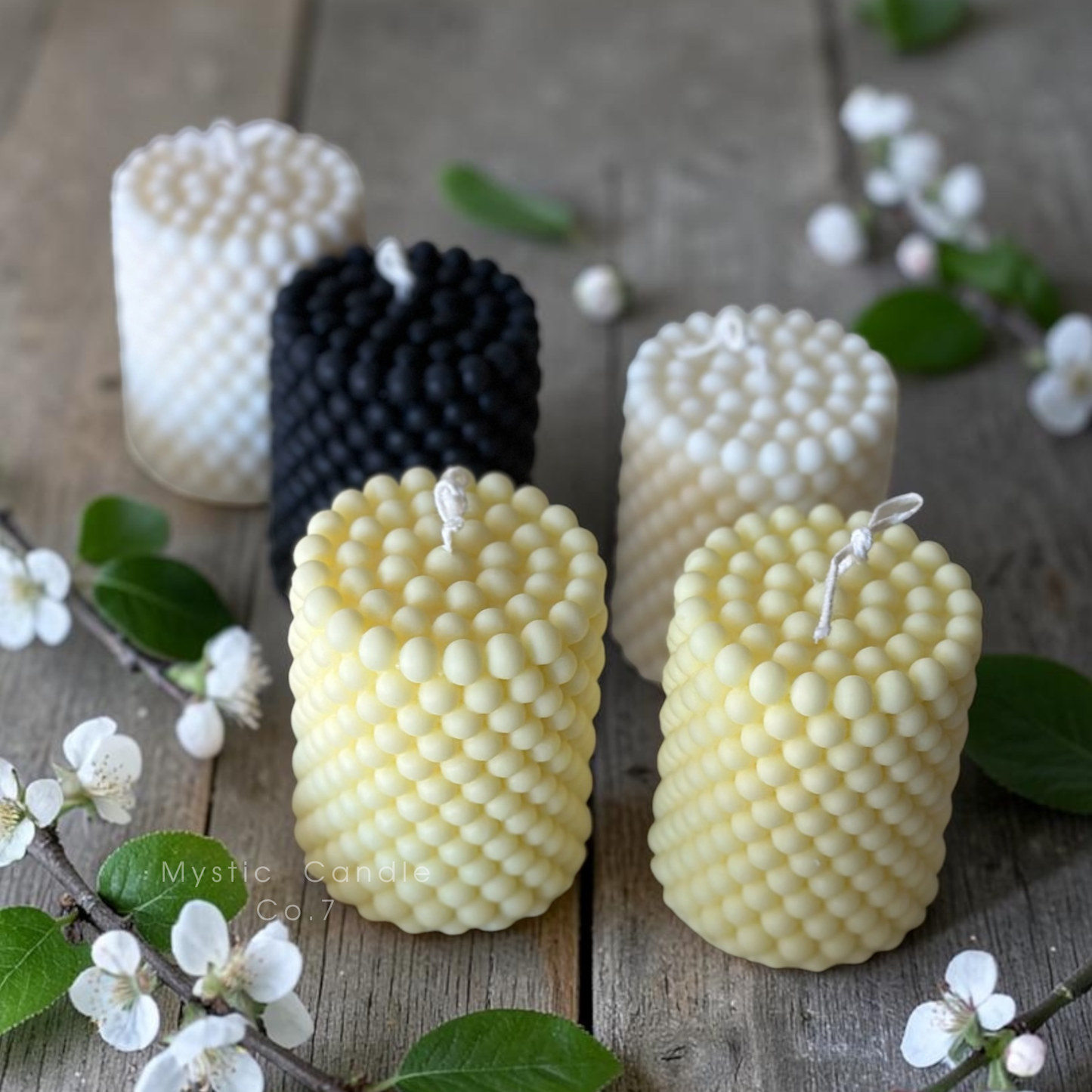 Bubble candles, Pillar candle, Wedding Decor, Soy candles, Birthday gift, Aroma candles, spa candle, Hand-poured, handmade gift