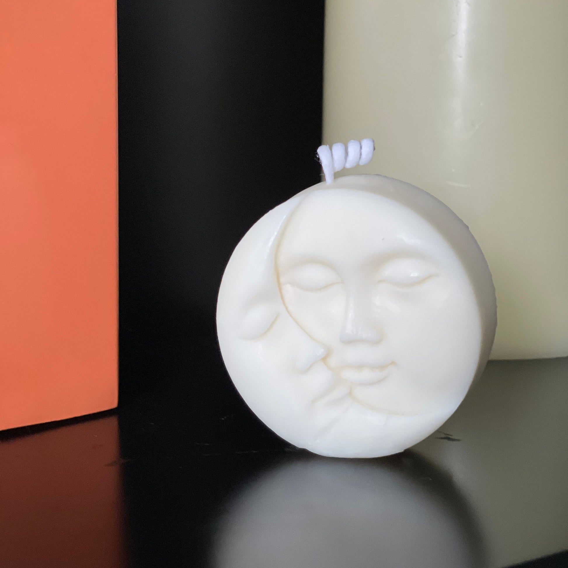 Sun Moon candle, Handmade candle, Birthday gift, Wedding favors, Sculpture candle,Soy wax candle, Hand-poured, Handmade Gift