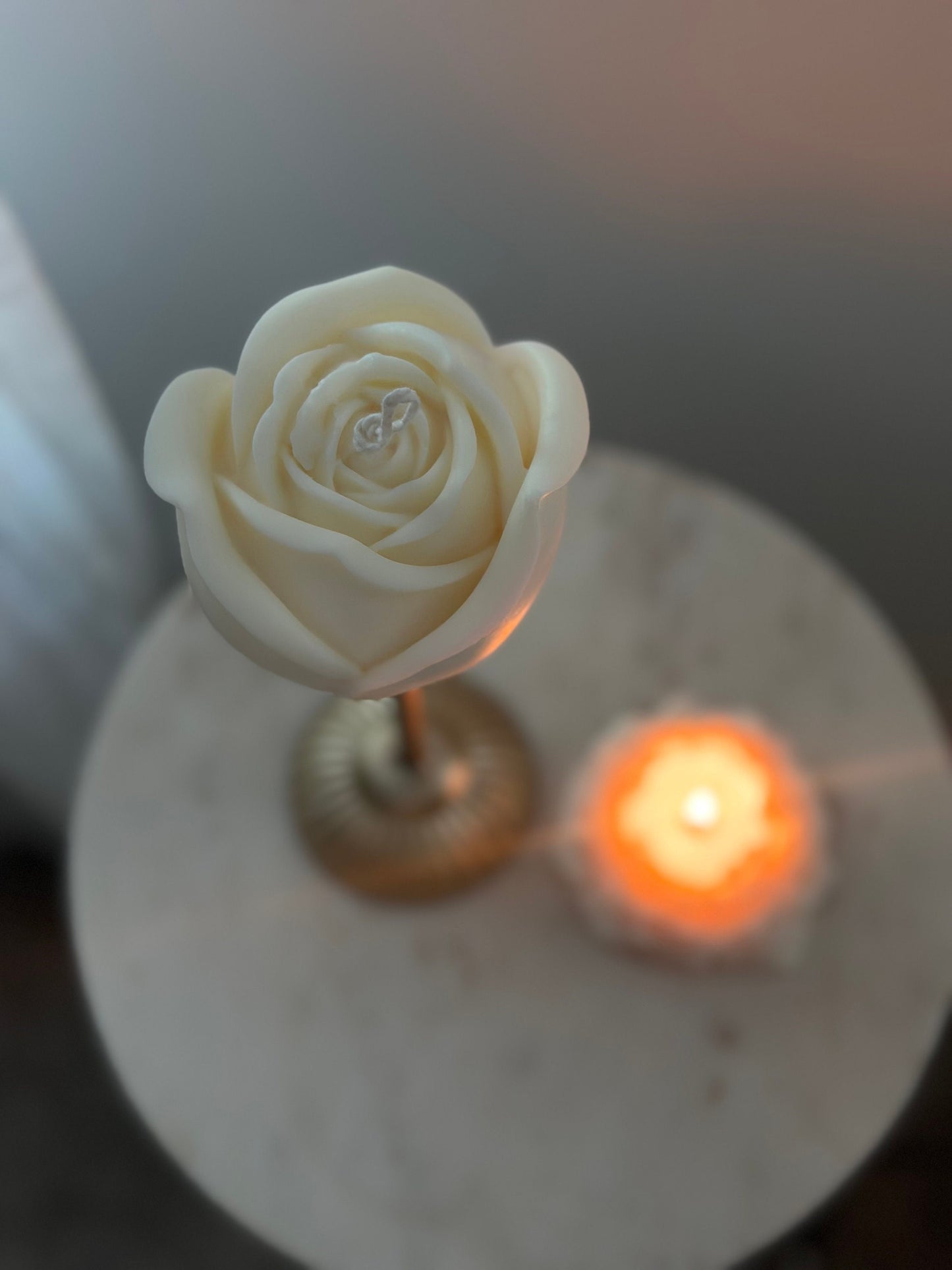 Handmade Rose Candle (1pc), Wedding Favors, Custom Color, Soy Wax, Wedding Decor, Handmade Gift, Rose candle, Custom Scents, Luxury Decor