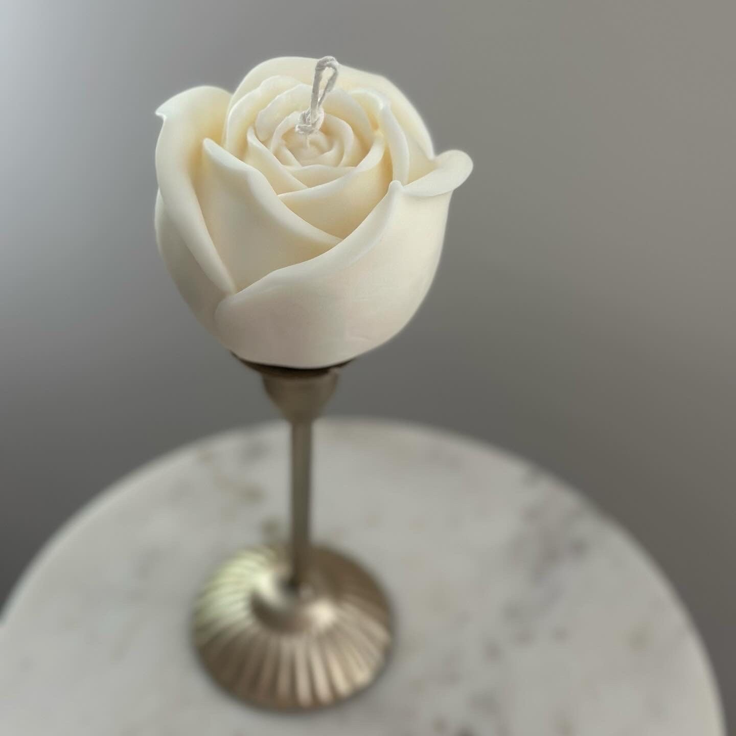 Handmade Rose Candle (1pc), Wedding Favors, Custom Color, Soy Wax, Wedding Decor, Handmade Gift, Rose candle, Custom Scents, Luxury Decor