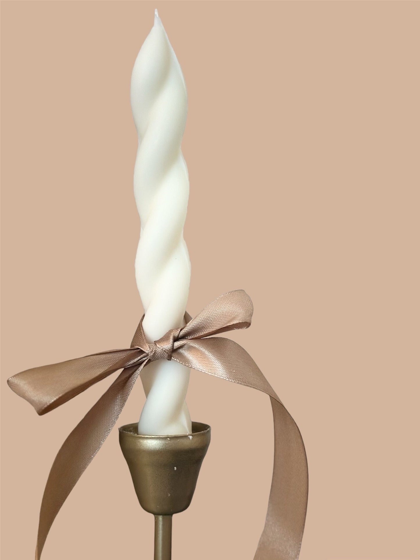 Taper spiral candle ( 7.8” ), Long Candle, Household Taper Candle, Tall Dinner candle, Wedding candle, Soy Wax candles, Handmade gift, eco