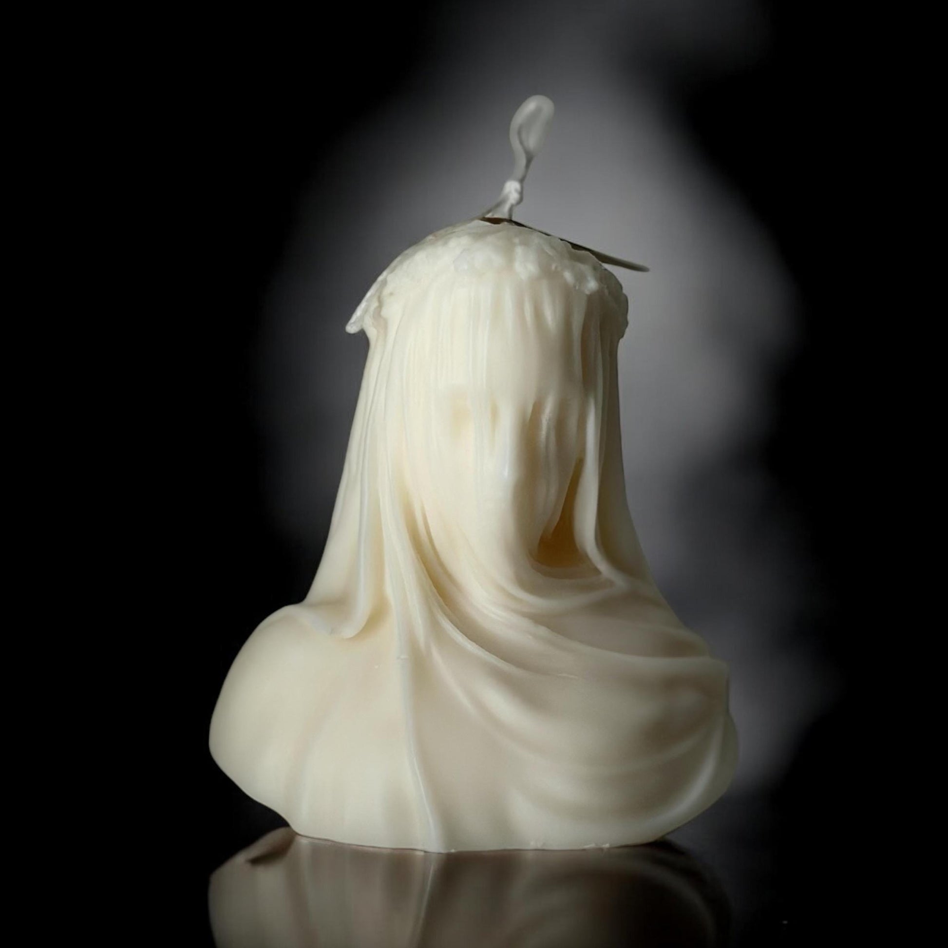 Veiled Lady Candle (1pc), Soy Wax Candle, Sculptural Candle, Birthday gift, Handmade Candle, Goddess candle, Home Decor, Custom Color, Eco