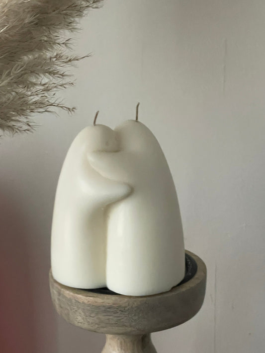 Hugging Couple, Soy Wax Candle, Friendship candle, Decorative candles, Birthday gift, Anniversary gift, hand-poured candle, Trending, decor