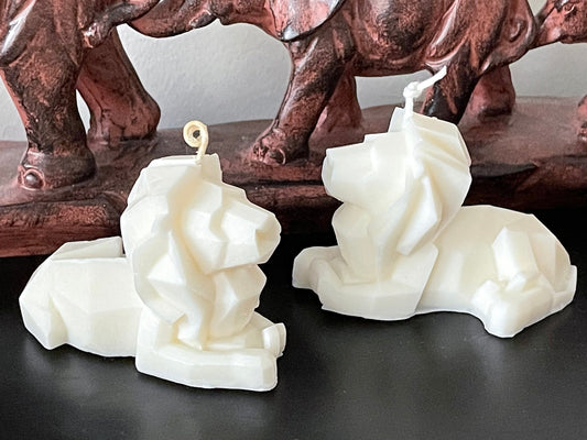 Lion Candles (1pc) Soy Wax, Unique Decor, Aesthetic Decor, Gift, Soy Wax, Hand-poured candles