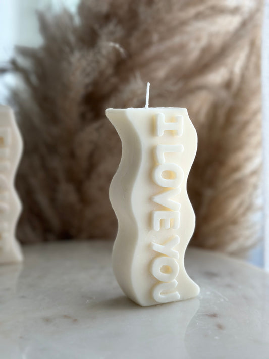 I love you candle, Love candle, Be kind candle, Soy wax candles, Valentine's gift, Birthday gift, Luxury candles, Unique candles, home decor