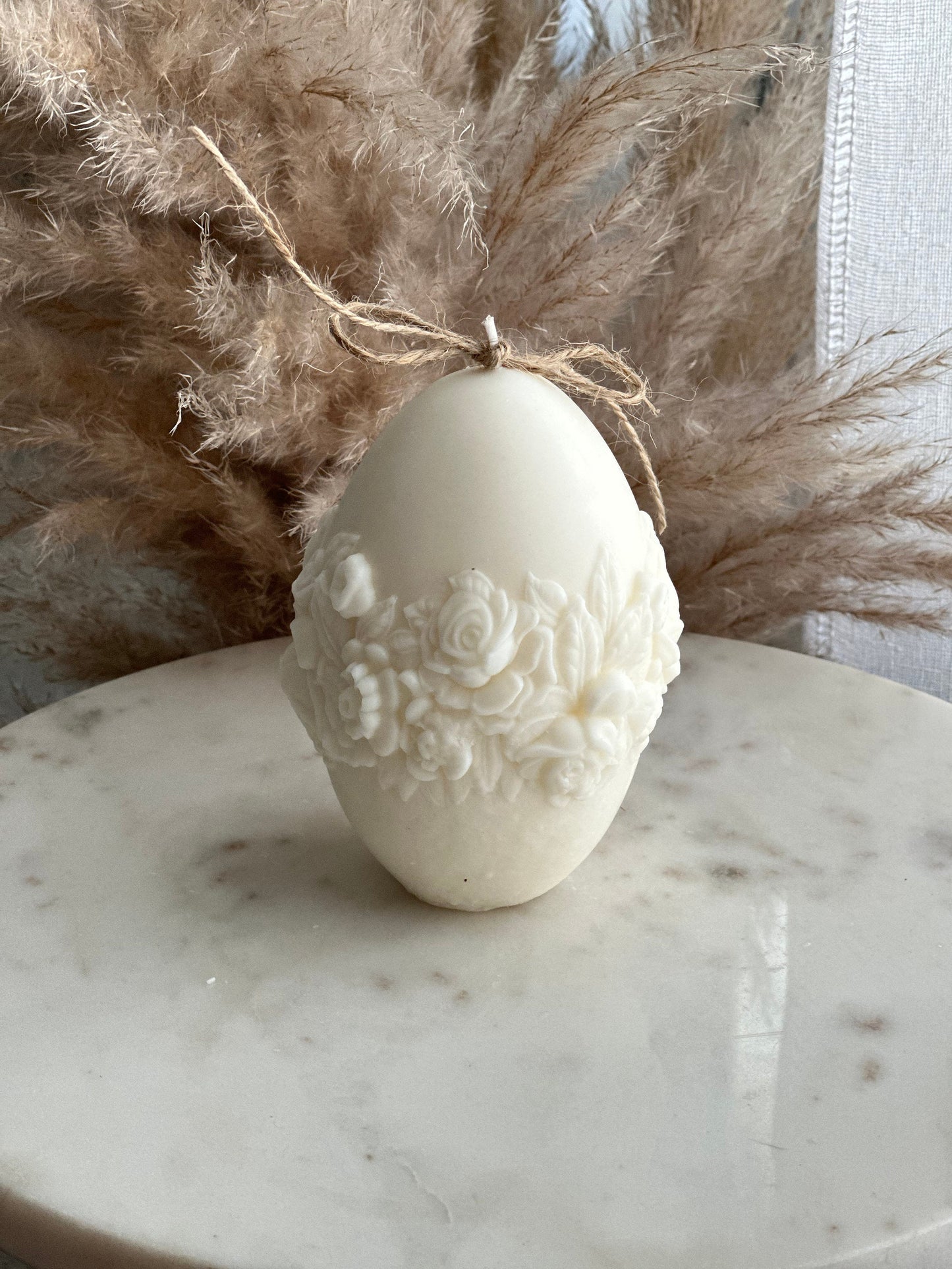 Easter Egg candle, Soy Wax Candle, Decorative candles, Gift, Flower candle,Roses candle, Easter decor, Hand-poured candles