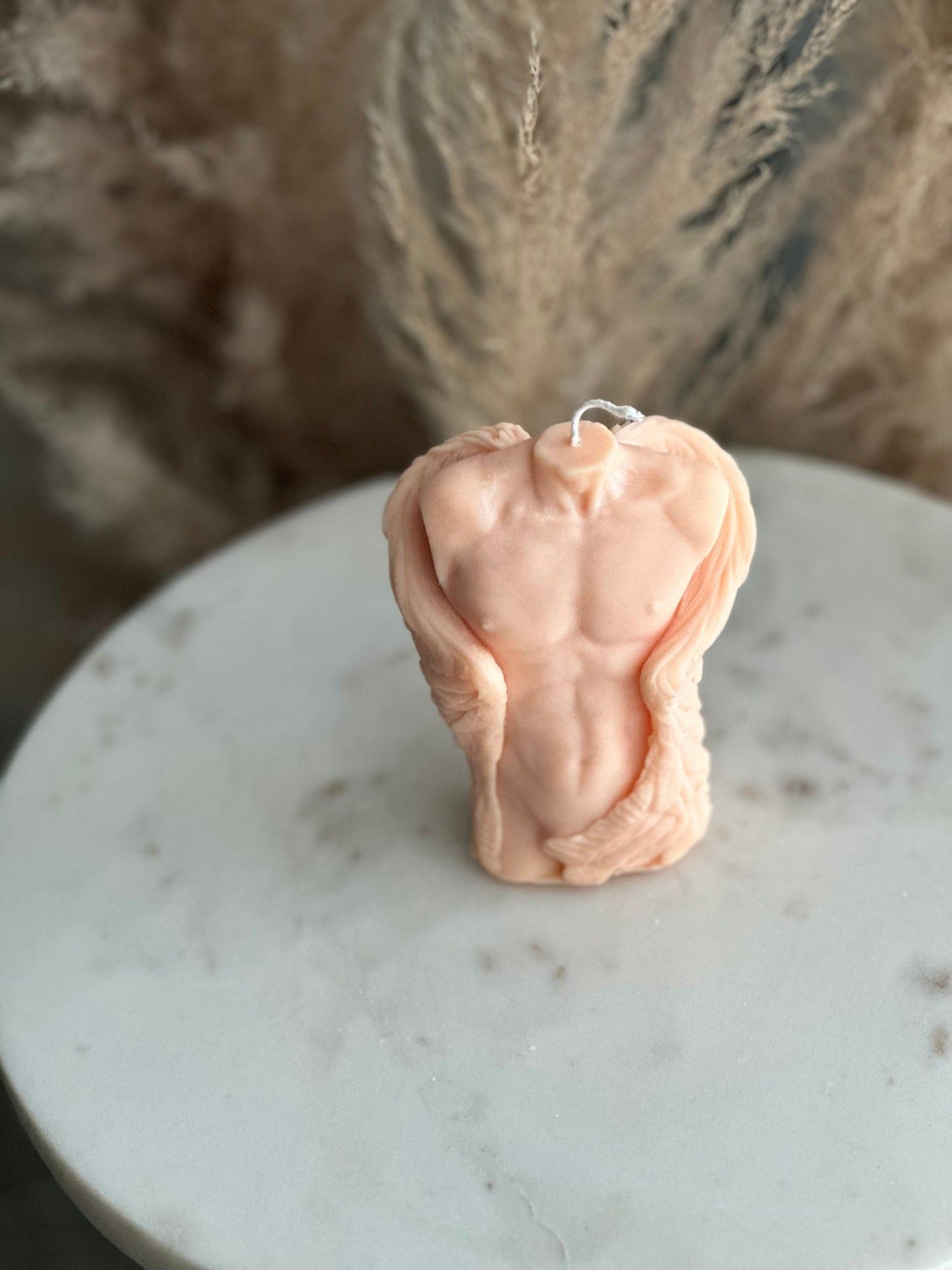 Male Angel Torso with Wings, Soy wax candles, Hand-poured Candles, Home decor, Decorative candles, Male with wings, Aroma Candles