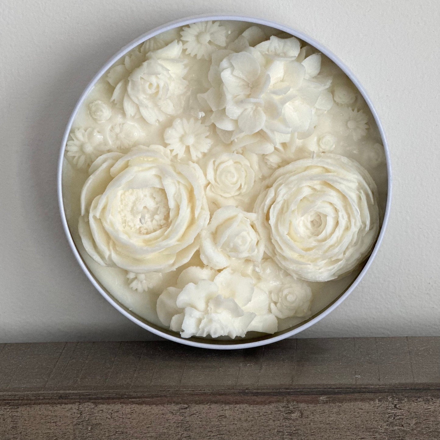 Flower candle, Soy wax Candle, flower bouquet candle, Birthday gift, Container  Candles, Christmas gift, Hand-poured, Home decor, gift shop