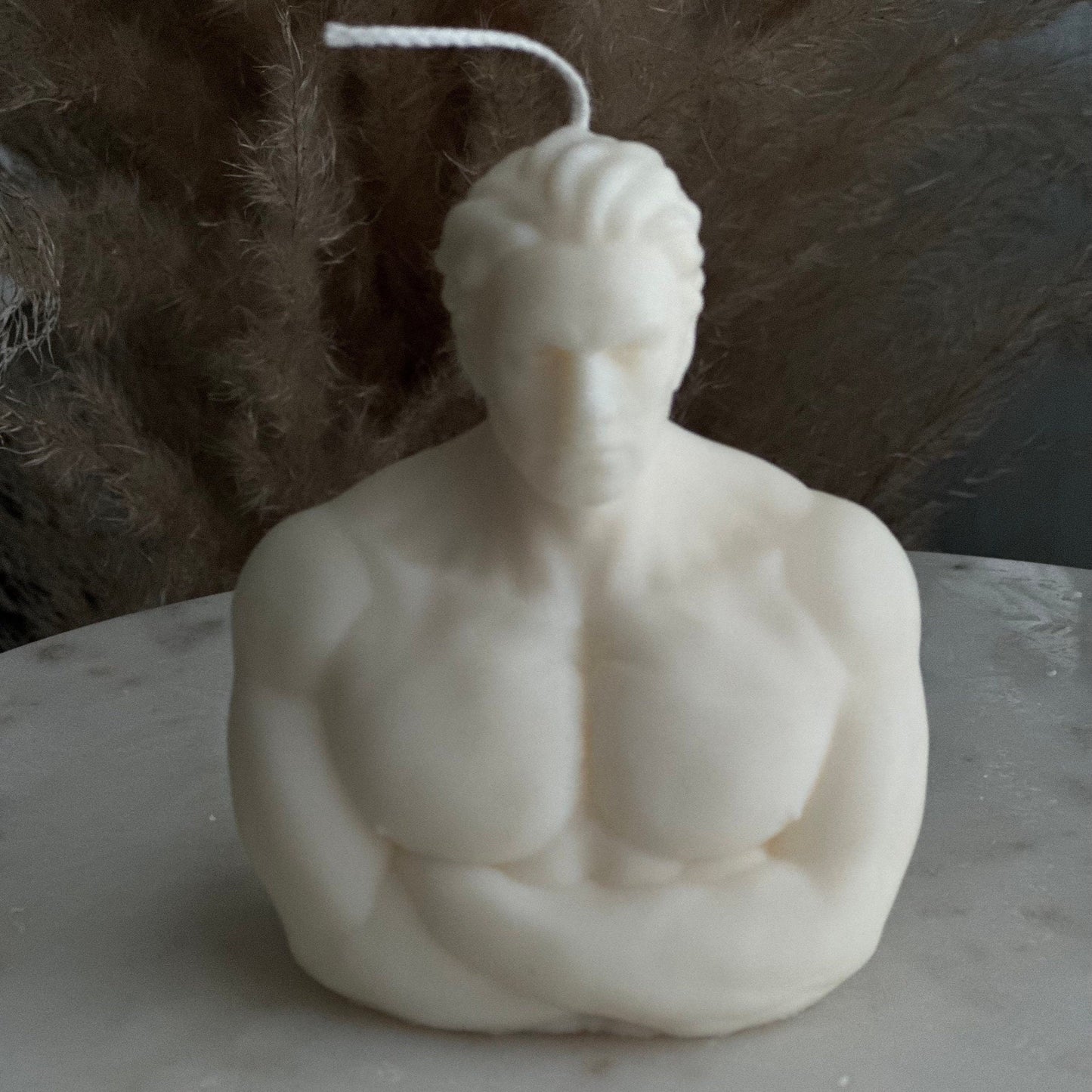 Men torso candle, Soy wax candle, Male with muscle candle, male body, Decorative candle, Birthday Gift, Aroma candle, Christmas Gift.