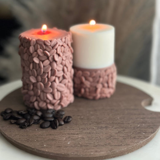 Pillar candle, Soy wax candle, Christmas gift, hand-poured, Home decor, Christmas Decor, Custom color candle, Cylinder candle, Pillars